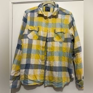American Eagle Outfitters plaid button down size XL